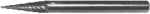 1/8 x 11/32 Cone (Pointed End) Miniature Carbide Bur